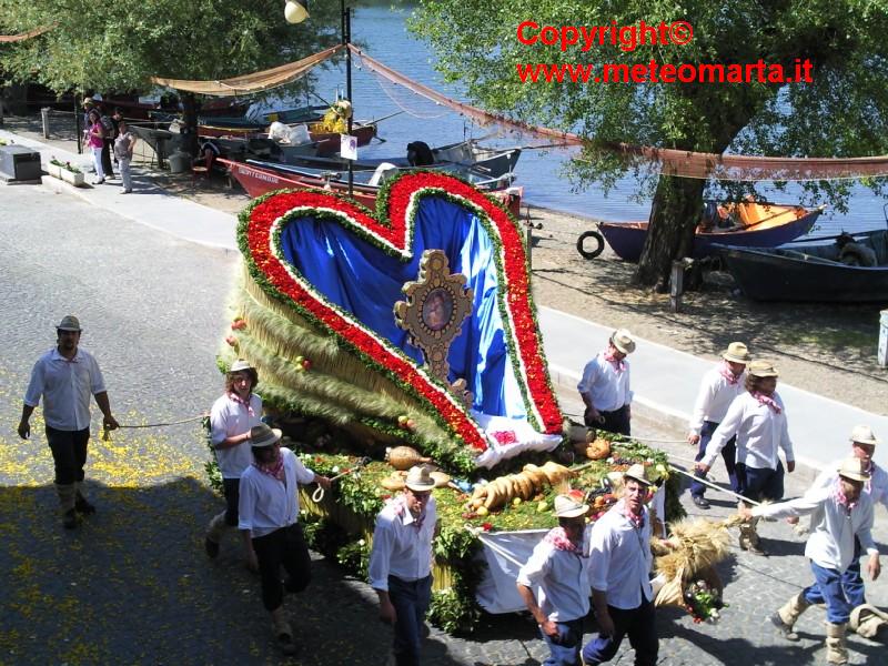 Festa Madonna del Monte, Barabbata di Marta (VT) sul lago di Bolsena